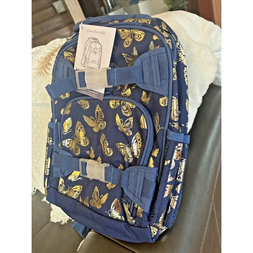 Pottery barn School LARGE BACKPACK +LUNCH BOX+WATER Rainbow Bag set 🌈